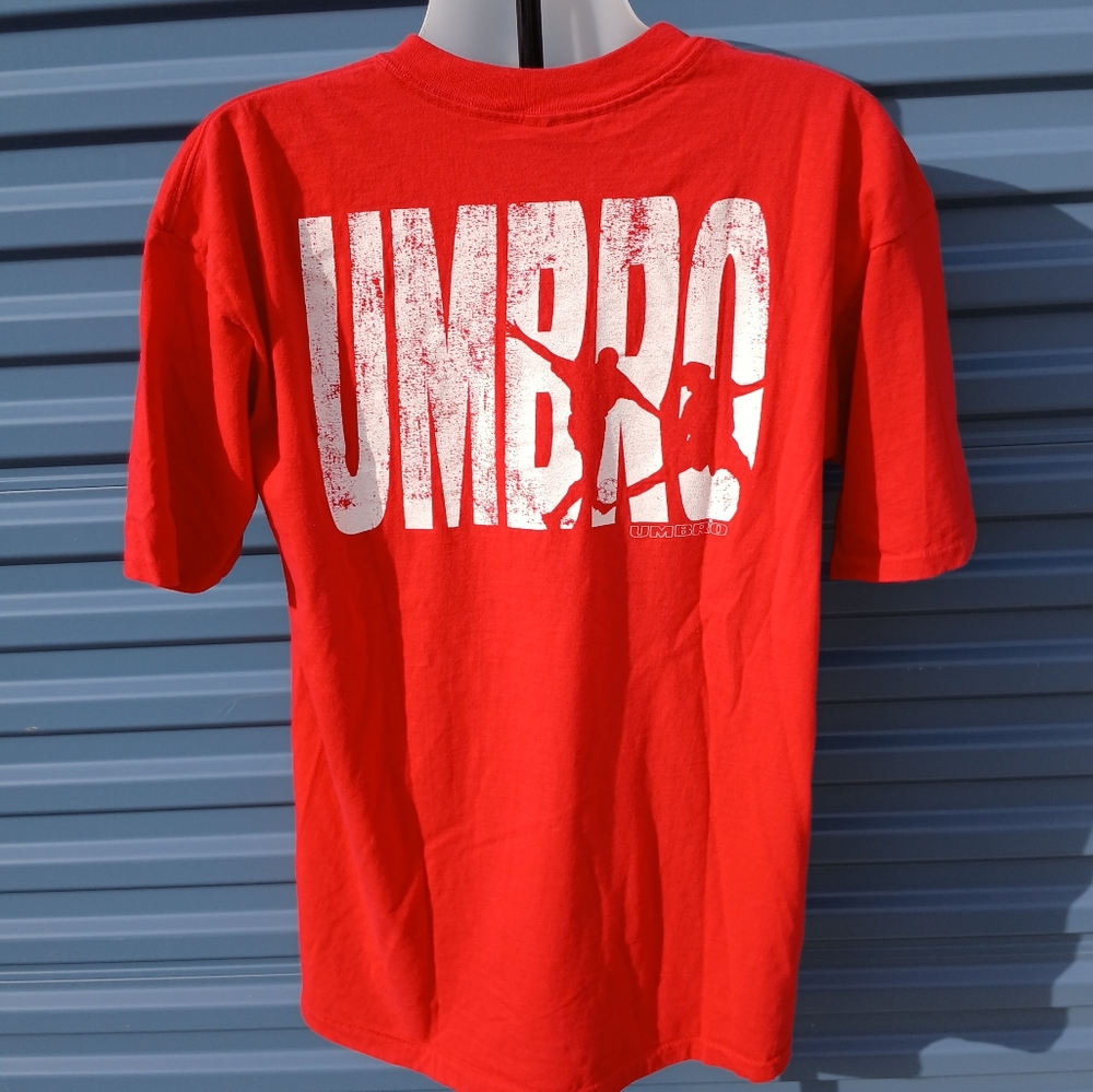 Vintage UMBRO Soccer T shirt size XL VTG futboll T shirt size XL